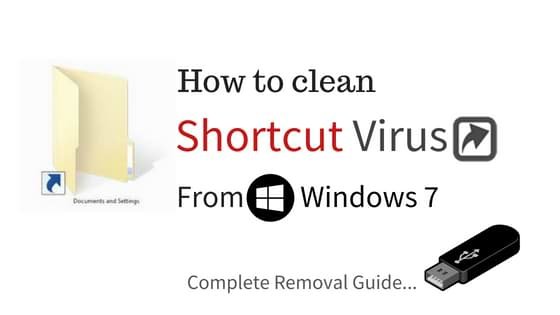 How to clean Shortcut Virus?