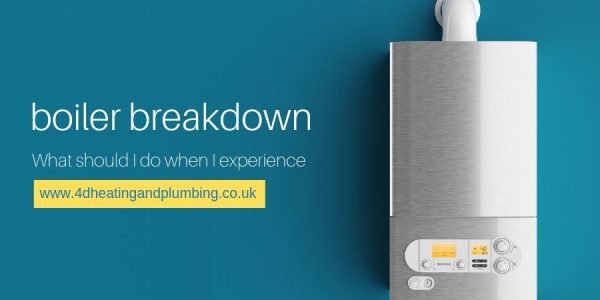 What should I do when I experience a boiler breakdown?